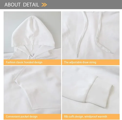 Vista 4 de Frestree Suéter con capucha para hombre, para estudiantes universitarios, sudaderas con capucha de manga larga y bolsillo, casual, suéter con cordón