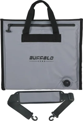 Vista 7 de Buffalo Gear Bolsa térmica aislada - Enfriador de cebo de 20 x 18 pulgadas, bolsa impermeable para matar peces
