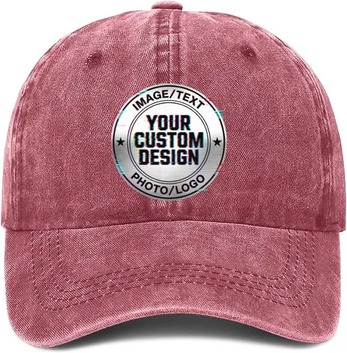 Vista 39 de Sombrero personalizado a granel Agregue su propio diseño aquí Sombreros personalizados Gorra de béisbol personalizada Hombres y mujeres