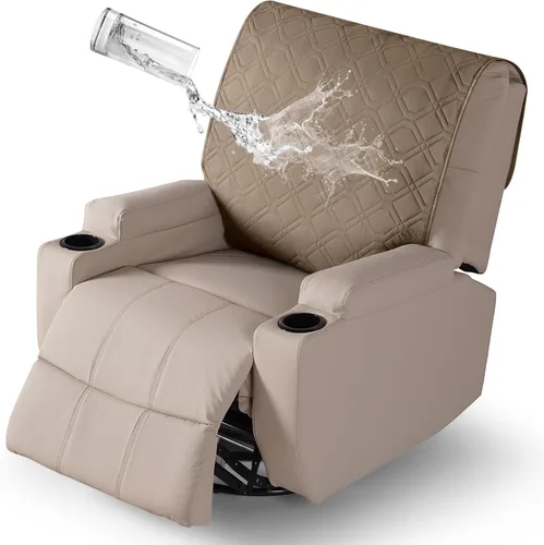 Vista 7 de VANSOFY Fundas para sillas reclinables, 100% impermeables, funda para respaldo reclinable, funda antideslizante para silla de perro, protector