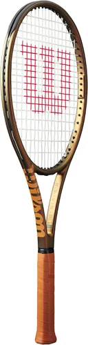 Vista 3 de Wilson Pro Staff 97 V14 Performance - Raquetas de tenis, ensartadas con Sensation 16 Natural en tensión de rango medio