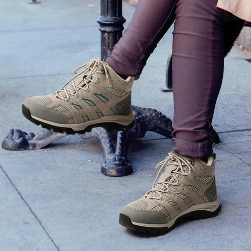 Vista 3 de NORTIV 8 Botas de senderismo impermeables para mujer, botas ligeras para senderismo al aire libre