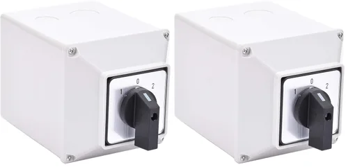Vista 8 de APIELE Cambio Selector Caja 63A 3 Posición 12 Terminales Postes 440V 3 Fase Universal Rotary Cam Selector