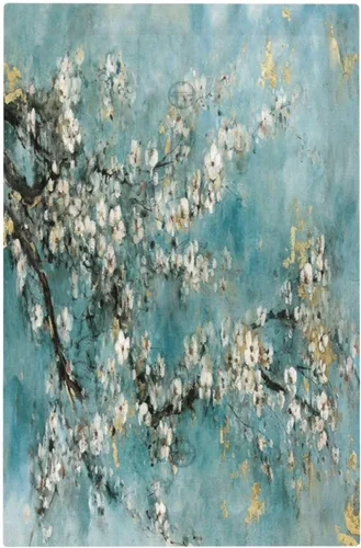 Vista 187 de Pintura al óleo de flores abstractas de 1 cuadrilla de interruptor de luz dúplex individual cubierta de salida placa de pared decorativa Placa