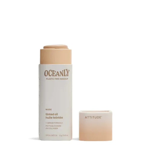 Vista 7 de ATTITUDE Oceanly Light Coverage - Barra de aceite tintado para la cara, verificado por EWG, sin dióxido de titanio, vegano y libre de crueldad, sin