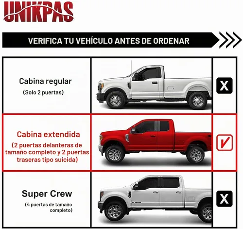 Vista 6 de Pestillo de puerta con conjunto de cable compatible para Ford F-150 de cabina extendida 2004-2008 Reemplazo de puerta trasera derecha 6L3Z18264A00B