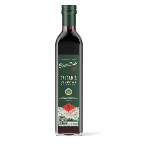 Vista 6 de Bionaturae Vinagre balsámico - Vinagre balsámico orgánico, vinagre balsámico de Módena, acidez 6%, certificado orgánico USDA, vidrio reciclable