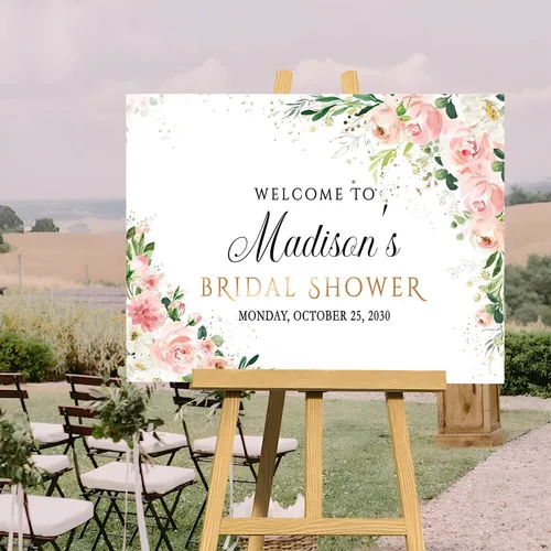 Vista 3 de Decoración personalizada de señal de bienvenida para despedida de soltera