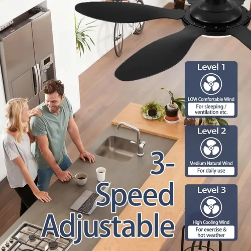 Vista 4 de TX028C-S - Control remoto para ventilador de techo para Hampton Bay, 3 velocidades, atenuador de luz compatible con TX028C-S, A25-TX028C, A25TX028CS