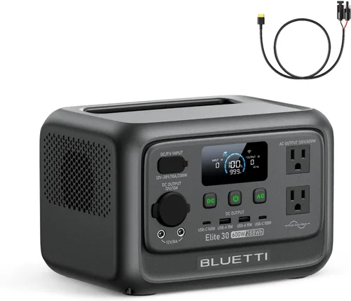 Vista 15 de Generador solar BLUETTI Elite 30 V2 con panel solar de 100W incluido 288Wh