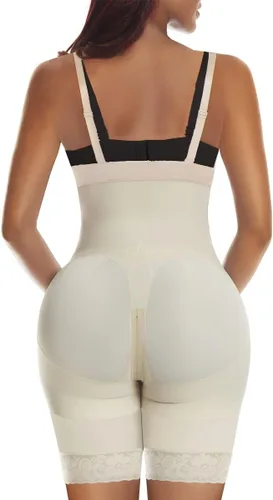 Vista 2 de YIANNA Fajas Colombianas Shapewear for Women Tummy Control Body Shaper Butt Lifter Thigh Slimmer with Zipper Crotch