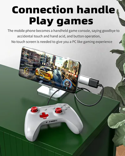 Vista 5 de Adaptador USB C OTG (paquete de 2) convertidor USB-A a tipo C para MacBook, para iPad, para iPhone 15/16 Pro Max, transferencia de datos, conexión