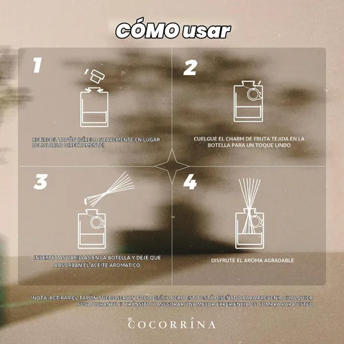Vista 9 de COCORRÍNA Difusor de aceite con aroma a flor de peonía, 6.09 onzas líquidas 8 cañas, fragancia para el hogar de larga duración, decoración de 2-Rosa