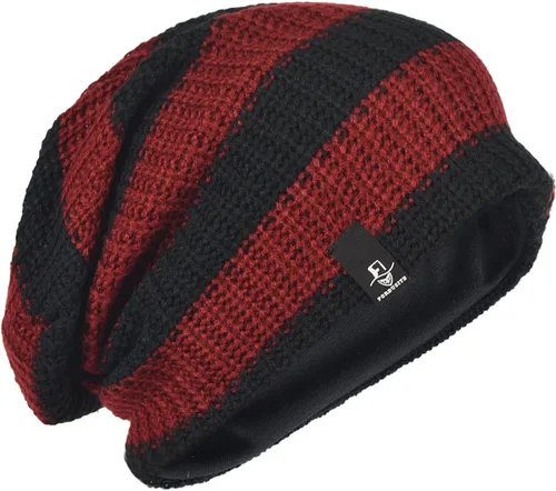 Vista 74 de FORBUSITE Gorro de punto largo holgado para hombre para verano e invierno, de gran