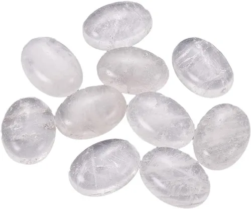 Vista 6 de Crafans Flat Back Gemstone Oval Cabochons Natural Stone Cabochons Healing Power Stone Chakra Crystal for Crafts DIY Jewelry Making Supplies