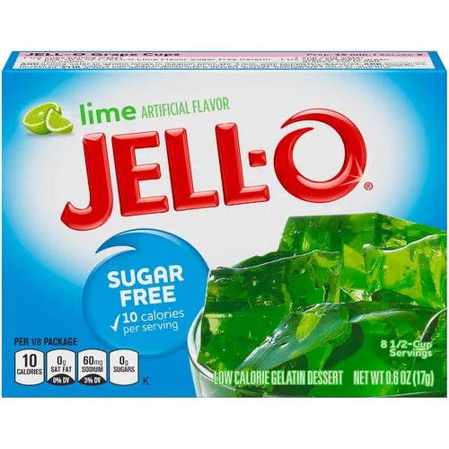 Vista 19 de Jell-O Postre de gelatina sin azúcar, plátano fresa (paquete de 4)