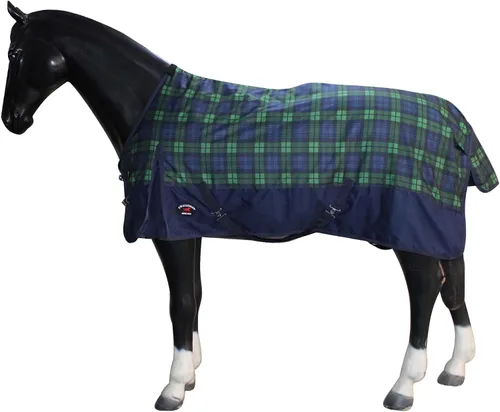 Vista 8 de Challenger 600D Caballo Participación Impermeable 300G Polyfill Manta Invierno Turquesa 21EE03