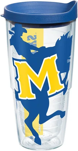 Vista 90 de Vaso térmico con tapa, marca Tervis, Idaho Univ, Transparente