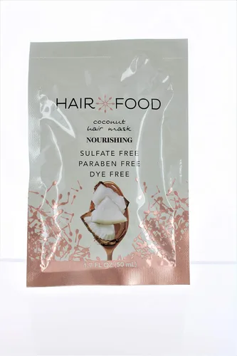Vista 2 de Hair Food Mascarilla nutritiva para el cabello de coco de 1.7 onzas (10 piezas) (1.7 fl oz)