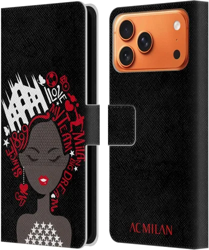 Vista 55 de Head Case Designs Officially Licensed AC Milan Dream Big Children Leather Wallet Case Compatible with Apple iPhone 11