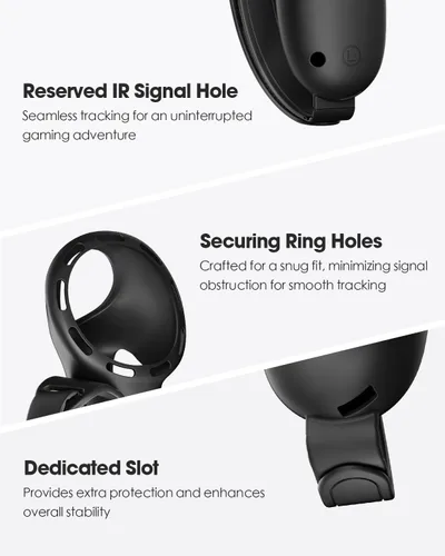Vista 7 de SUPERUS Controller Grips Cover for Meta Quest 3, Anti-Slip Texture - VR Accessories Compatible with Oculus Quest 3, Silicone Controller Grips Cover