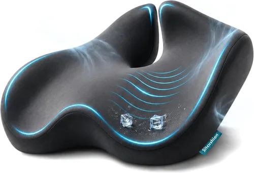 Vista 15 de Cojín de asiento de alivio de presión para dolor de coxis, ciática y almohada de coxis Extra Large Office Chair Cushion for Healthy Sitting
