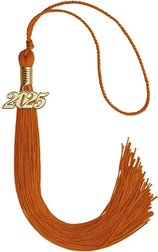 Vista 155 de Endea Graduation - Borla de un solo color con fecha dorada (Oro Antiguo, 2020)