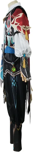 Vista 3 de Weixu Men Cape Uniform Cosplay Costume Outfit Halloween Carnival Suit