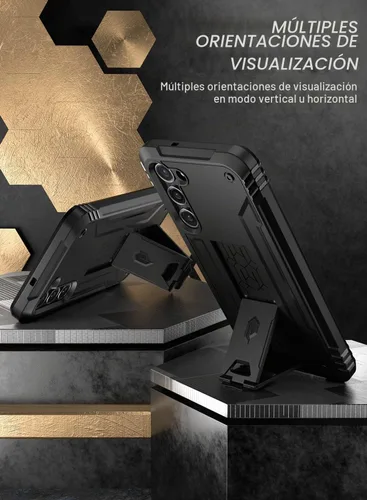 Vista 3 de Poetic Revolution - Funda compatible con Galaxy S23+ Plus 5G de 6.7 pulgadas, funda protectora de cuerpo completo resistente a prueba de golpes