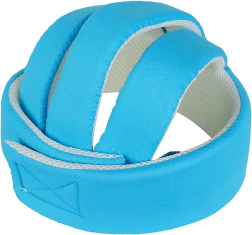 Vista 3 de Protector de cabeza de bebé para caminar, de algodón, sin golpes, protección para la cabeza para gatear, caminar, anticolisión, parachoques