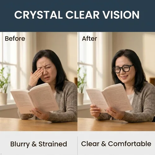 Vista 7 de Eyekepper Gafas de lectura 0.0, lectores para mujer, ojo de gato negro Lupa de gran tamaño para mujer, elegantes lentes de lectura con bisagras