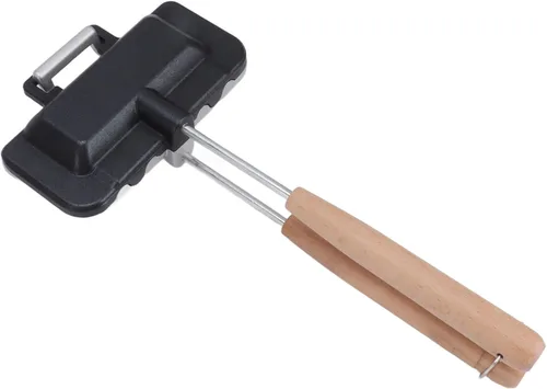 Vista 9 de Sartén para hornear sándwich de doble cara, sartén antiadherente para queso a la parrilla, panqueques, frittatas y tostadas, máquina de sellado