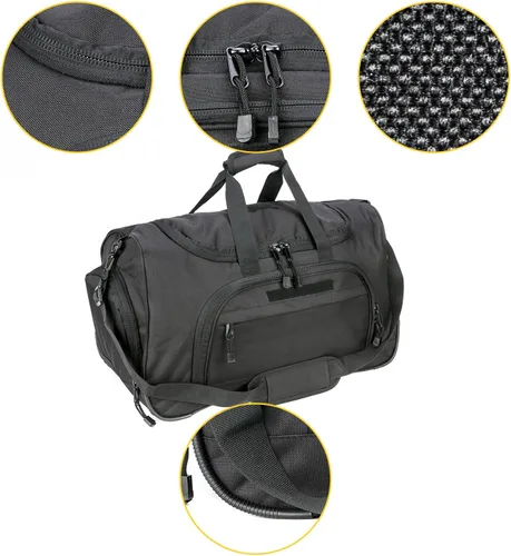 Vista 7 de Bolsa de gimnasio para hombres y mujeres con compartimento para zapatos, deporte, fin de semana, viajes, durante la noche, bolsa de transporte