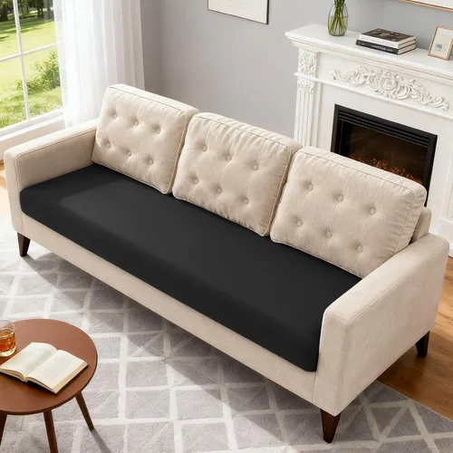 Vista 65 de TAOCOCO Fundas de Cojines de Sofá Elásticas Fundas de Asiento de Silla para Sillón, Fundas de Asiento de Sofá de 1 Pieza Protector de Muebles Suave