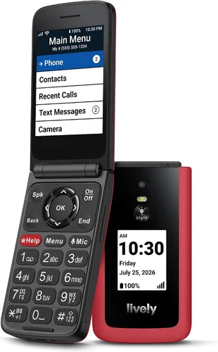 Vista 9 de LIVELY Jitterbug Flip - Teléfono celular para personas mayores, no compatible con otros operadores inalámbricos, plan de teléfono debe activarse,