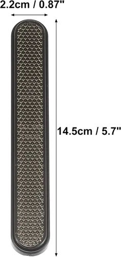 Vista 4 de Motoforti Adhesivo Reflectante para Horquilla Delantera Inferior y Funda Reflectante Universal para Alforja Trasera 1 Par Fumado