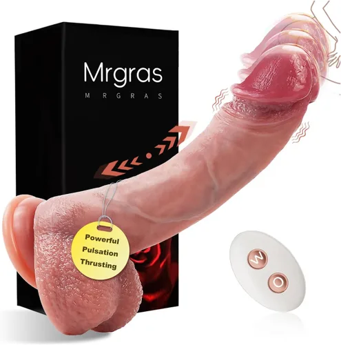 Vista 10 de Mrgras Sex Toys Realistic Thrusting G Spot Dildo Vibrator Penis Dildo