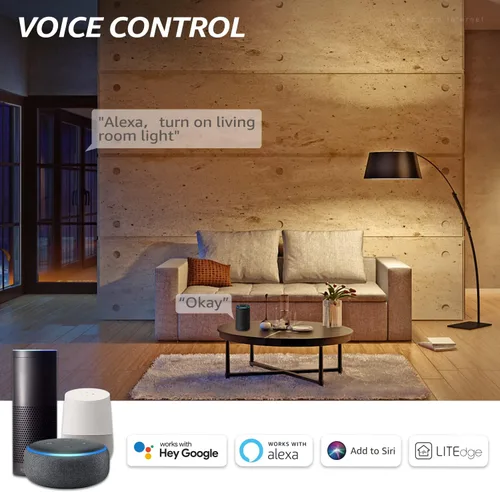 Vista 2 de TORCHSTAR Bombilla LED A19 inteligente WiFi, cambio de color RGBCW, compatible con Alexa y Google Home y Echo Assistant, 10% -100% regulable