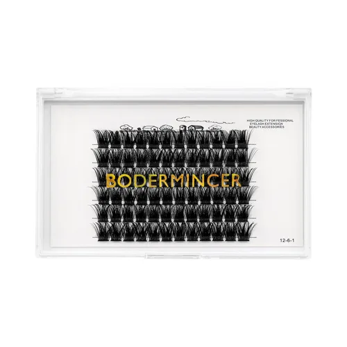 Vista 3 de Bodermincer Extensiones de pestañas en racimo Wispy Racimo Pestañas individuales de 0.315-0.787 in para elegir, extensiones de pestañas postizas