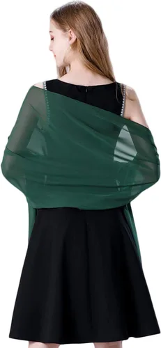 Vista 45 de Chales/mantones de gasa suave para vestidos, accesorios de mujer