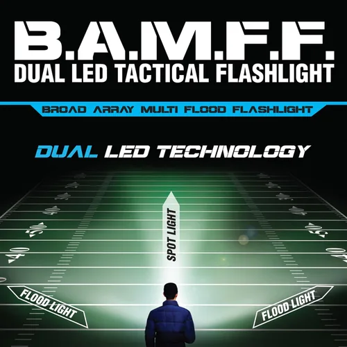 Vista 5 de Striker 00156 BAMFF 4.0XL - Linterna táctica LED dual de 400 lúmenes