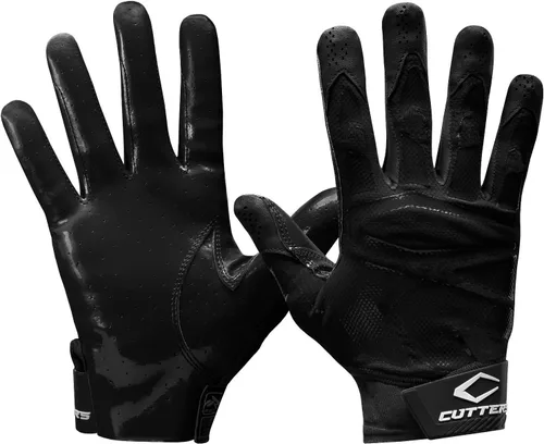 Vista 10 de Cutters Rev Pro 4.0 Ultra Grip - Guantes de fútbol con receptor ancho. Tallas para jóvenes y adultos (1 par)