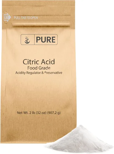 Vista 2 de PURE ORIGINAL INGREDIENTS Paquete de ácido málico y ácido cítrico, grado alimenticio, sabor agrio