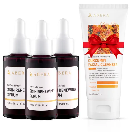 Vista 11 de ABERA Suero de azafrán renovador, tratamiento de melasma de alta potencia para cara y cuerpo, removedor de manchas oscuras para la edad, pecas
