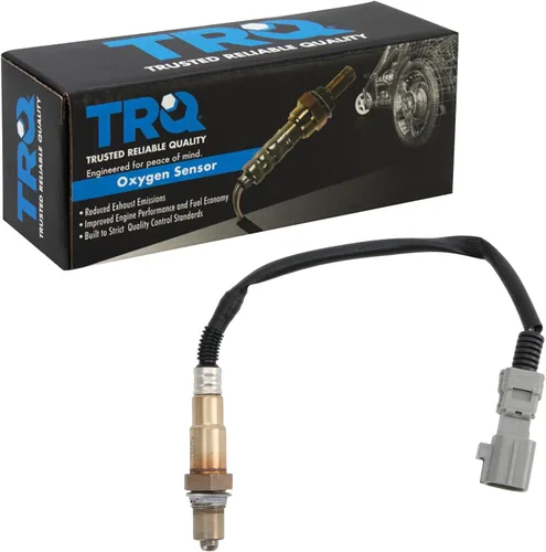 Vista 155 de TRQ Sensor de Oxígeno O2 de 4 Hilos de Banda Estrecha Compatible con VW Atlas 2.0L 2018-21, VW GTI 2.0L 2016-18, Audi A3 Quattro 2.0L 2015-18, VW