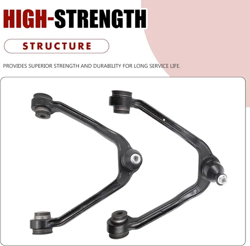 Vista 4 de Kit de suspensión de brazos de control frontal, 12 piezas de repuesto para Cadillac Escalade Chevrolet Tahoe Chevy Avalanche Silverado Suburban 1500