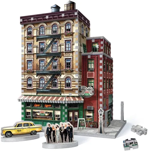 Vista 13 de Wrebbit3D Friends - Rompecabezas 3D modelo de Central Perk 440 piezas de rompecabezas reales Construye el icónico café de la exitosa serie