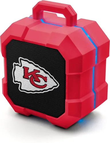 Vista 24 de SOAR NFL Shockbox - Altavoz Bluetooth inalámbrico LED, resistente al agua, IPX4, 5.0 Bluetooth con más de 5 horas de tiempo de reproducción, pequeño