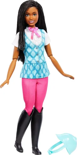Vista 3 de Muñeca “Brooklyn” de Barbie y accesorios de Barbie Misterios: La Gran Persecución de Caballos, incluye muñeca de moda, atuendo de equitación