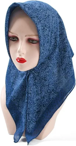 Vista 5 de K-Elewon Bufanda cuadrada mediana de 27.5 pulgadas para mujer, bufanda para la cabeza, 2 unidades, bufanda para el cuello, bufanda para el cabello